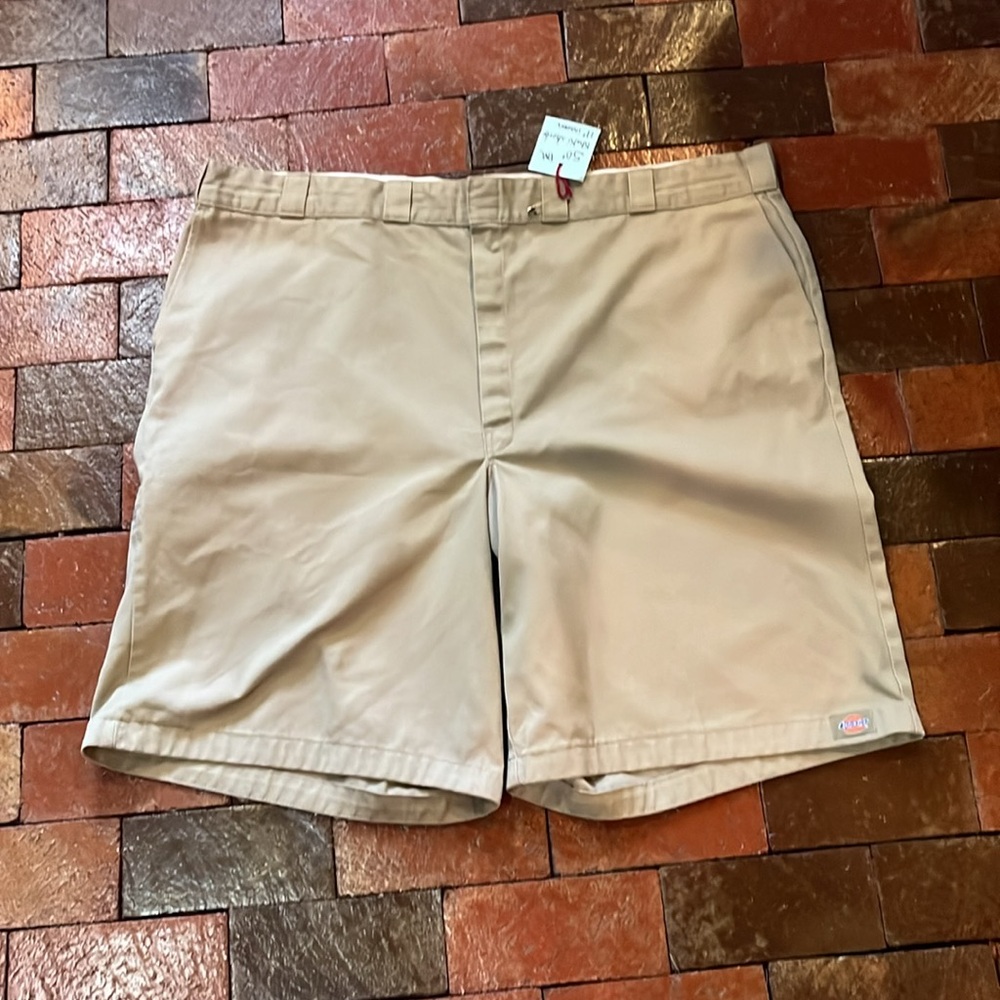 Size 50” Dickies khaki shorts with 11” inseam